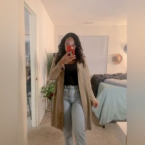 Tahari Open Front Duster Jacket